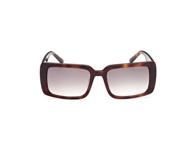 GANT GA8088 53B Brown Havana Square Retro Plastic Sunglasses Frame 56-19-140
