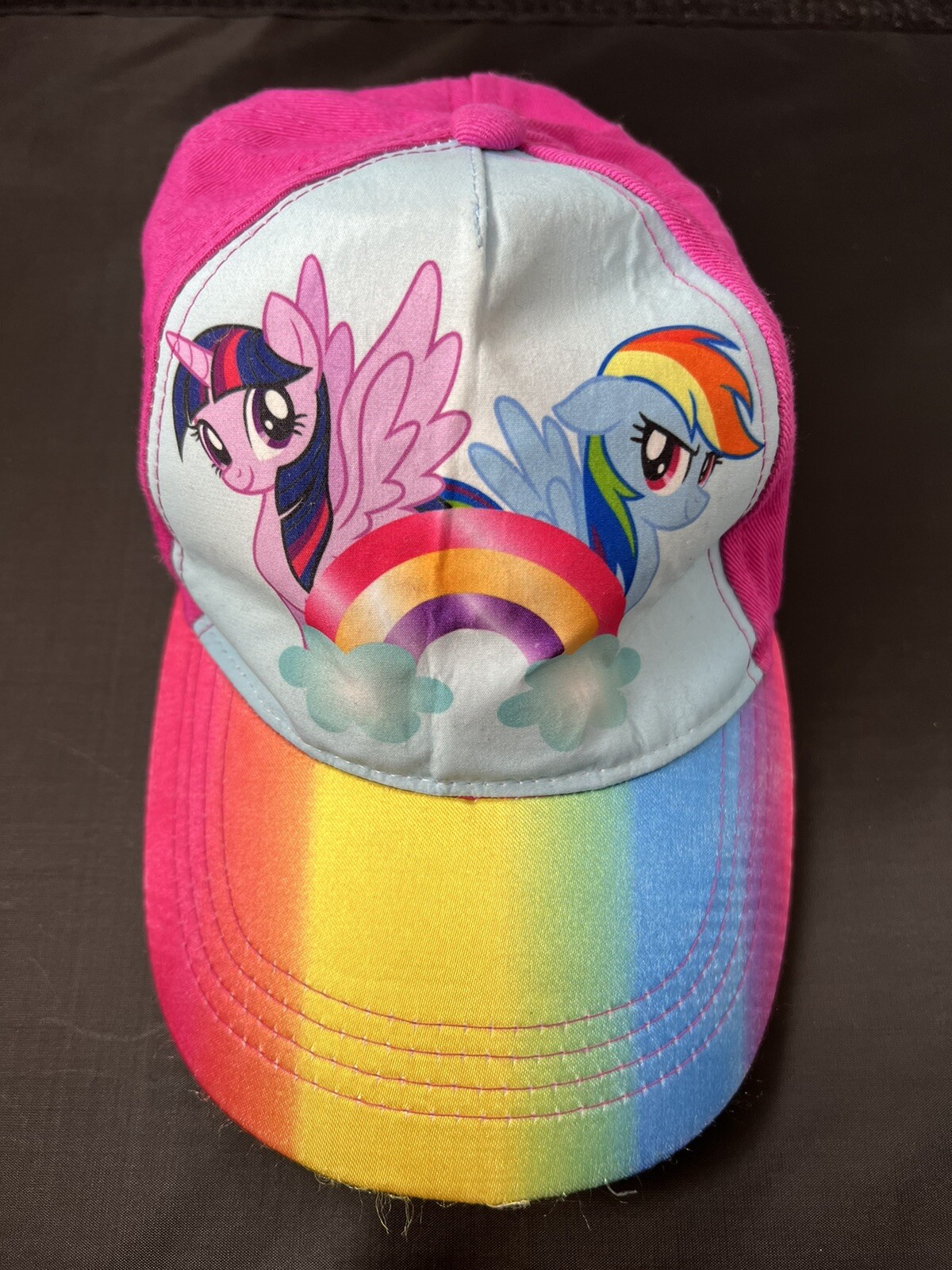 Cappello Cappello My Little Pony Regolabile Snapback Ragazze Rosa Arcobaleno Hasbro 2017