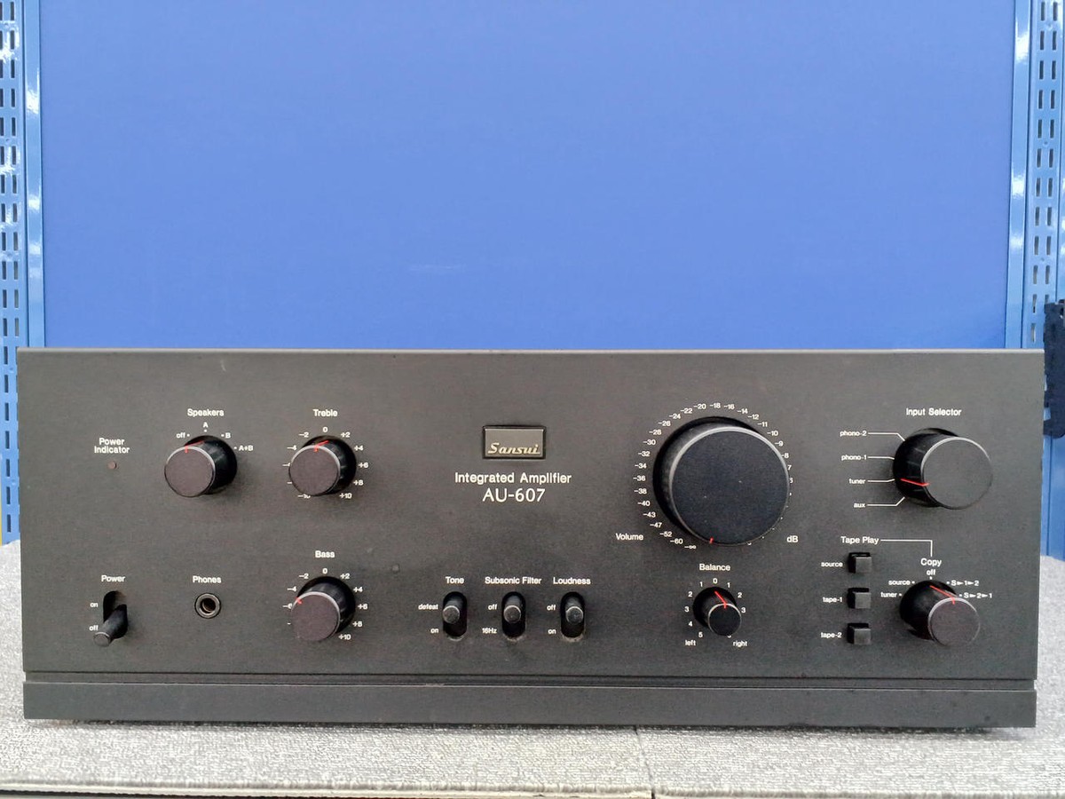 【初代・希少】SANSUI AU-607 Sansui AU-607 Integrated Amplifier Used from Japan | eBay