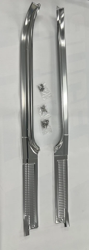 Chevrolet GMC C10 C20 C30 G10 1973-1977 KIT DE MOLDURA DE UMBRAL DE PUERTA 4 PIEZAS NUEVO Foto 3 de 4