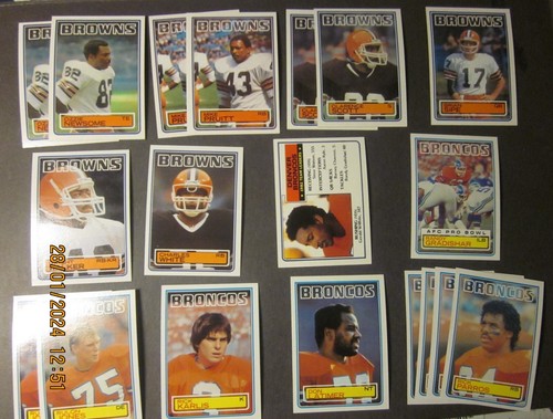 1983 Topps Football Singles(1-396) NM-MT Pick, Choose, Complete Your Set-Updated - 第 201/251 張圖片