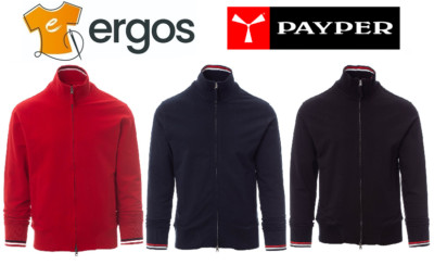 Payper MAVERICK 2.0 Men's Double Zip Full Zip Long Sleeve Sweatshirt RIB Cuffs