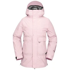 Brand New Volcom Womens Larx 2L TDS INF Jacket Adobe Rose 2025