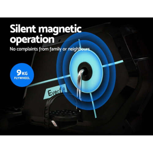 NNEDSZ Magnetic Recumbent Exercise Bike Fitness Cycle Trainer Gym Equipment - Picture 4 of 7