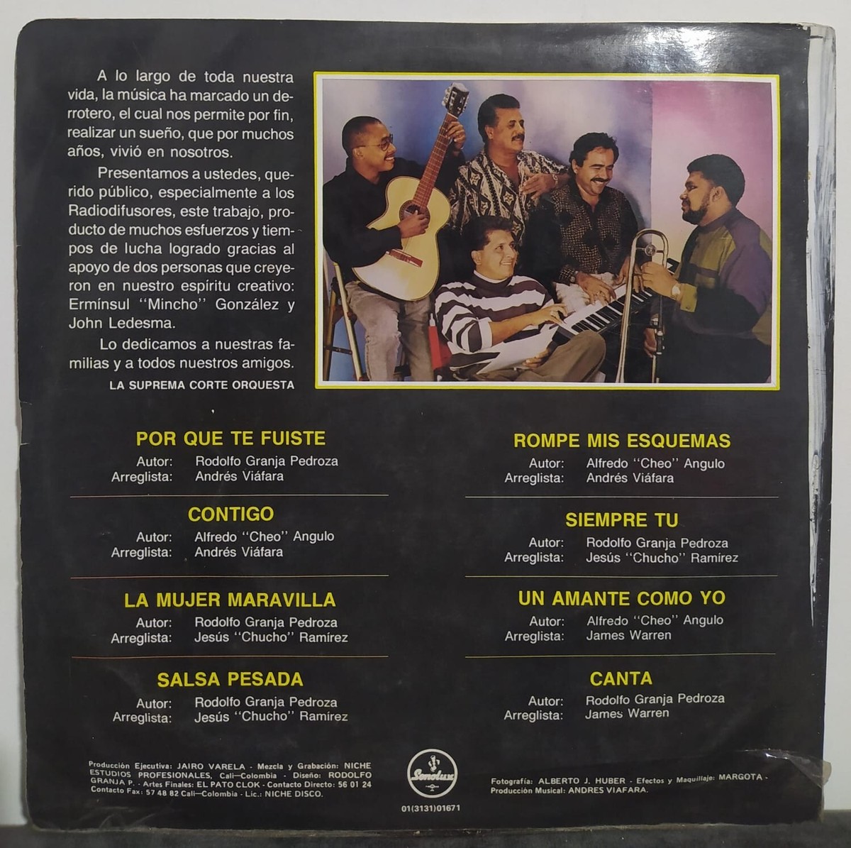 Orquesta La Suprema Corte - Salsa Pesada , Salsa LP 