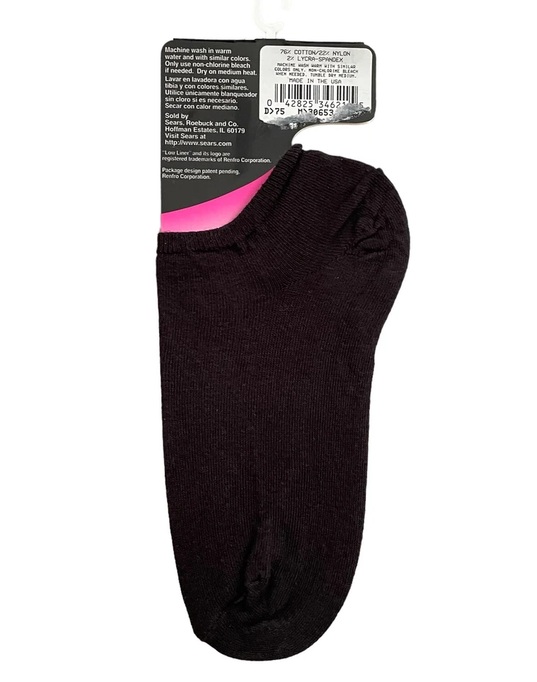 Новый с Ярлыками ноги Express носки женская обувь размеры 4-10 (3-черный 3-бежевый не показывать 6 пар) - Изображение 3 из 4