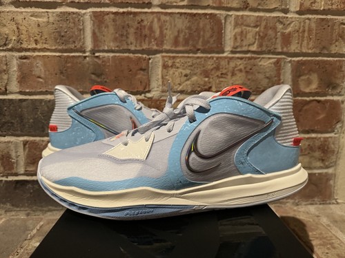 New 14 Nike Kyrie Low 5 Basketball Shoes Blue Chill Football Grey DJ6012-003 Men - Picture 3 of 7