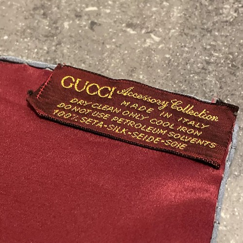 *New* Gucci Silk Pocket Square - Picture 4 of 4