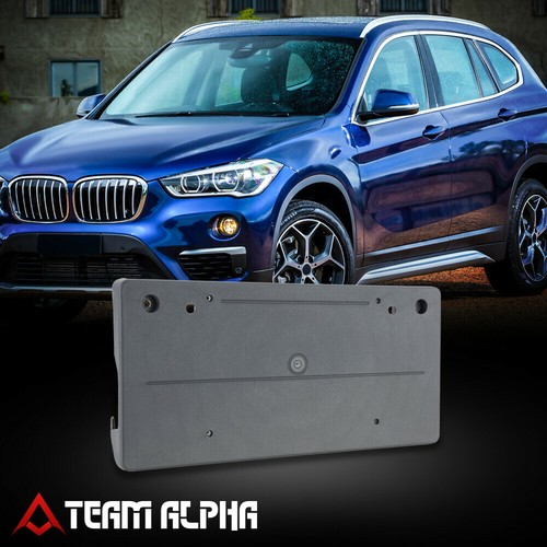 Fits 20132015 BMW X1 Front Bumper License Plate Mounting Bracket Frame