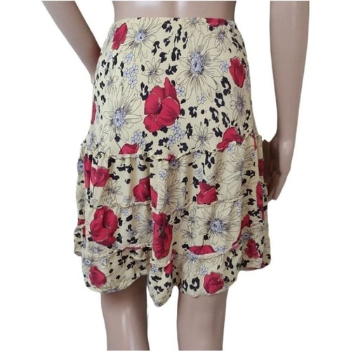 Gigi Floral Roses Sunflower Midi Skirt - Picture 3 of 4