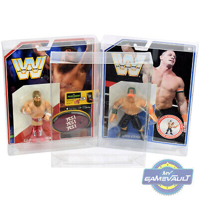 Lot of 50 Protective Display Case WWF Hasbro WWE Retro Mattel Wrestling Figures