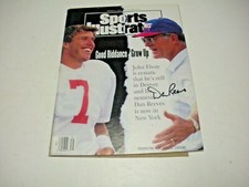 DAN REEVES DENVER BRONCOS,ATLANTA FALCONS W/COA SIGNED SPORTS ILLUSTRATED
