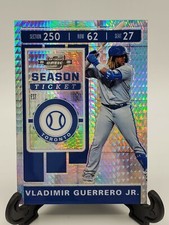 2020 Panini Chronicles Contenders Optic Vladimir Guerrero Jr Hyper Prizm Card