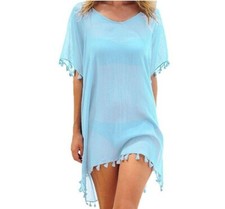 Women Beach Cover Up Swimsuit Beachwear Dress Summer Bikini Swimwear Kaftan UK