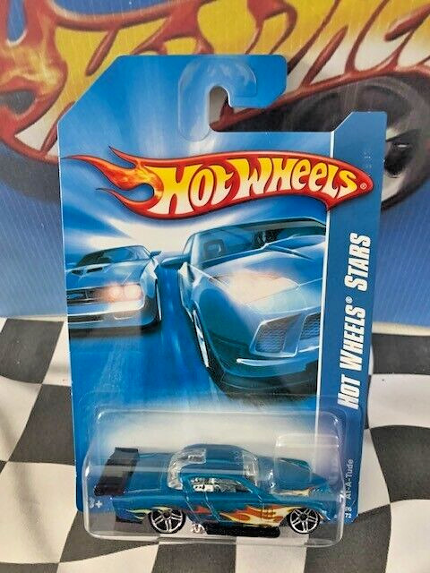Hot Wheels 2008 All Stars Card Web Trading Cars 13/24 089 At-A-Tude BLUE PR5
