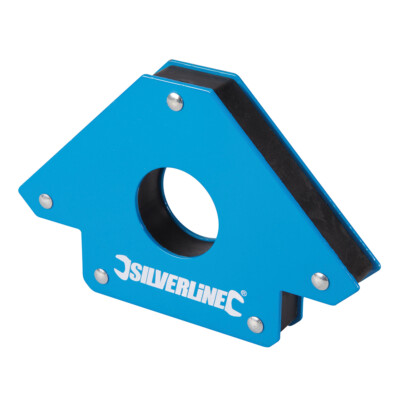 Silverline Schweißmagnet 125 mm Magnet Schweißzubehör Schweißen 20 kg