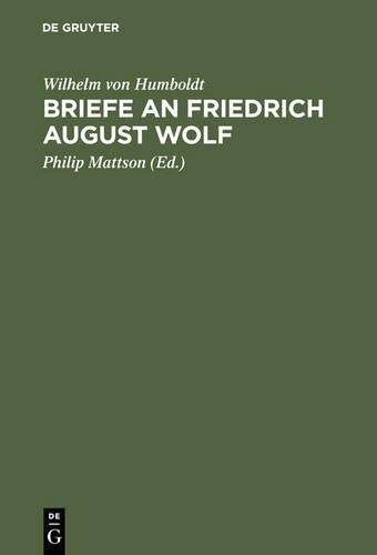 Thumbnail - Wilhelm Von Humbol Briefe An Friedrich August Wo (gebundene Ausgabe)