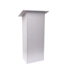 White Manufactured Wood Podium Church Pulpit School Lectern Conference Debate