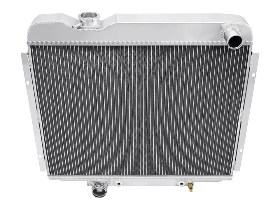 Radiador de 3 filas de aluminio para Ford Custom 1965-1966, Galaxie 500, LTD, Comet Foto 4 de 4