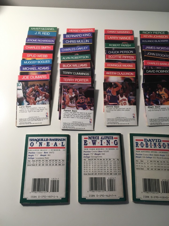 Scholastic Sports Shots (6) + NBA Hoops CollectABooks (34) Lot Jordan