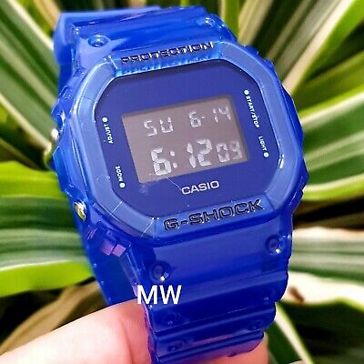 Casio Men's Watch G-shock Digital G Shock DW-5600sb-2 DW5600 Dw-5600 Blue  Jelly | eBay