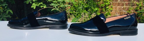 Russell & Bromley Loafers BLACK Patent Leather With Velvet Band (Eu 39) UK 6 VGC - Picture 6 of 24