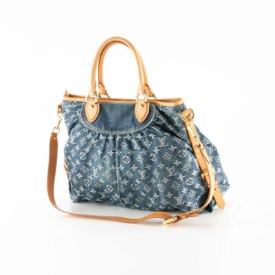 LOUIS VUITTON M95350 Monogram Denim Neo Cavi GM Tote Bag Handbag