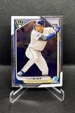2024 Bowman Chrome Tyler Black #63 Rookie Card Milwaukee Brewers