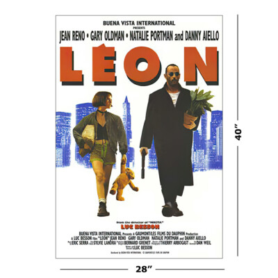 Leon - The Professional - Italian Movie Poster (Size: 28