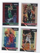 2018-19 PANINI PRIZM - SILVER BASE & RUBY WAVE PRIZM CARDS - U PICK FROM LIST