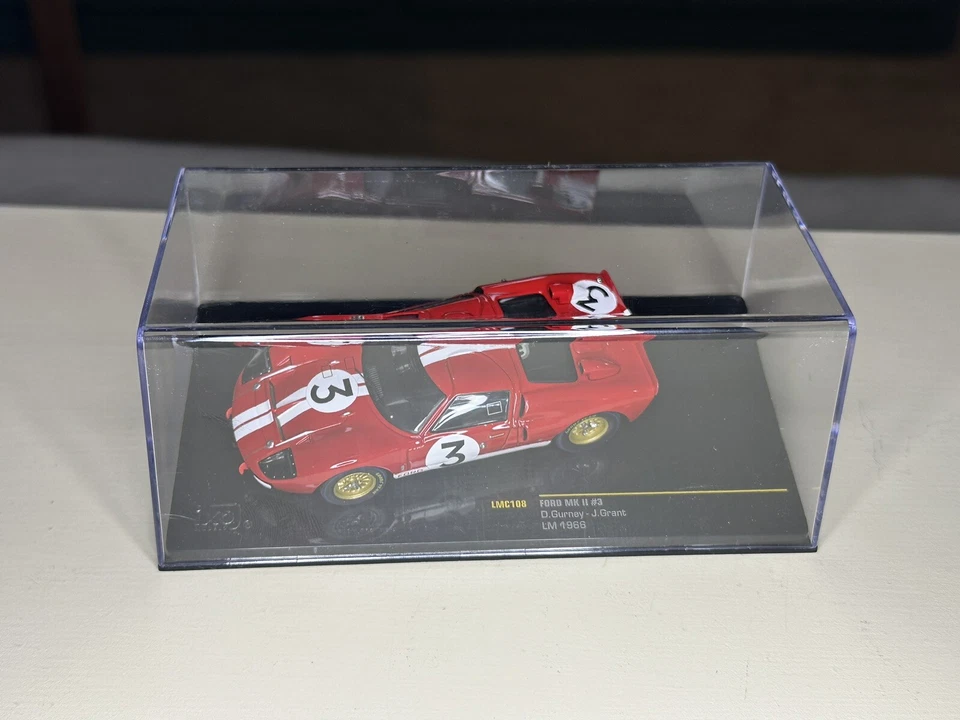 IXO 1/43 LMC108 Ford MK II #3 D Gurney J Grant Le Mans 1966 Foto 2 de 4