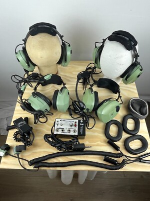 航空機用　ヘッドセット　David Clark　h10-80 David Clark H10-80 Aviation Headset Complete Wrapped Wes1230