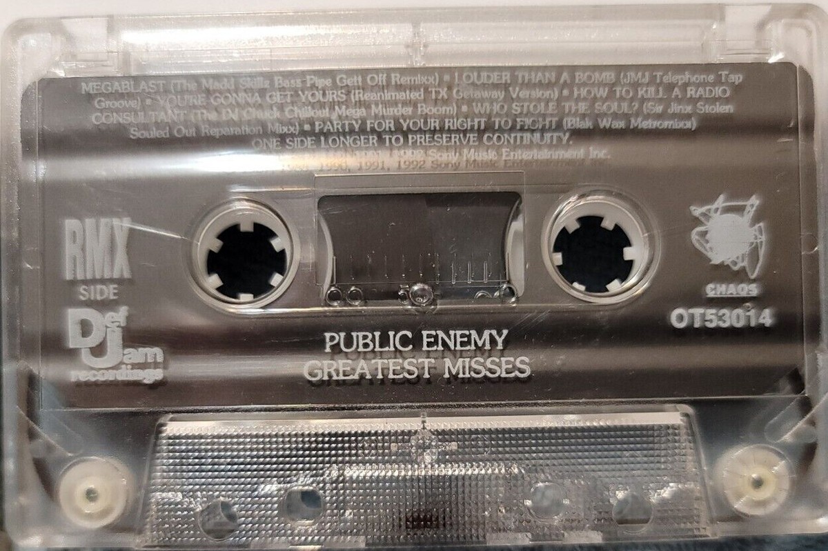 ミュージック Public enemy vhs tape Rare Vintage 1982 Public Enemy First Print Side Drawer VHS