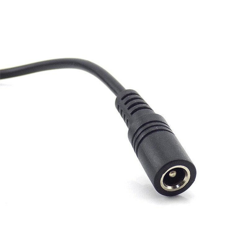 DC maschio femmina 5.5*2.1mm connettore adattatore Jack di alimentazione cc per 3528 5050 5730 LED Strip CCTV  13