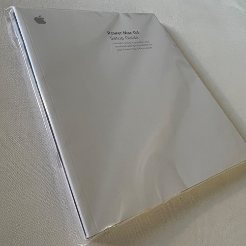 Apple Power Mac G4 Setup Guide Manual New/SEALED - Picture 3 of 3