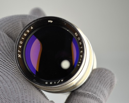 ¡REPARADO! ¡EXCELENTE! LENTE URSS JUPITER-11 TELÉMETRO f4/135 M39, PARA FED/ZORKI (5) - Imagen 8 de 12