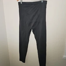 Black High-Waisted Leggings.  Dark Gray Size 4X by shapermint