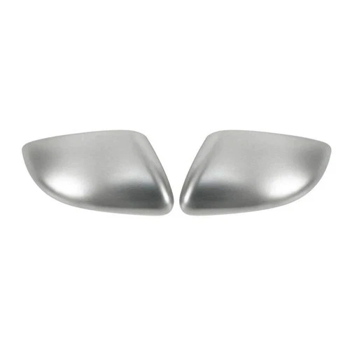2010-2014 VW Golf Mk6 Side Mirror Cover Caps Matt Stainless Steel Silver 2 Pcs