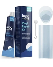 NEW! Lupo 12-Piece Heavy Duty Vinyl Repair Kit Swimming Pools FREE SHIPPING!