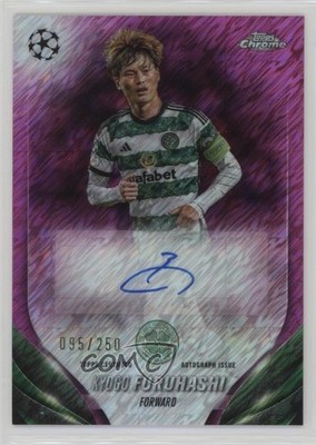 2023 Topps Chrome UEFA Club Competitions 95/250 Kyogo Furuhashi #CA-KF Auto 1jo8