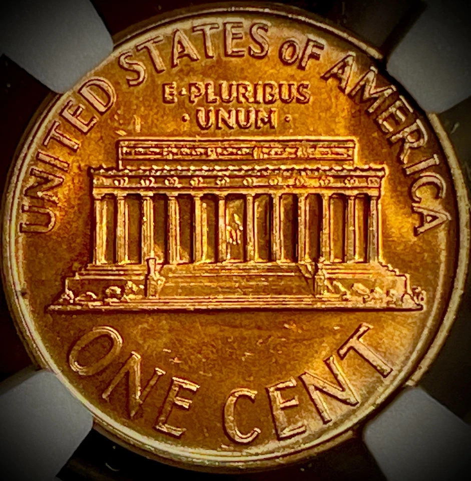 1965 SMS 1C NGC MS65RD Ms66,ms66 LINCOLN MEMORIAL CENT SPECIAL MINT SET NGC 3coi - Image 2 of 4