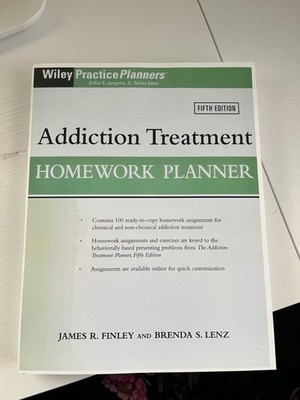 Practiceplanners Ser.: Addiction Treatment Homework Planner by Brenda S. Lenz...
