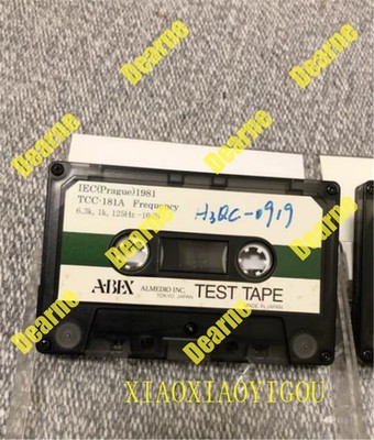 1X used ABEX Test Tape TCC-181A 6.3K,1,125Hz -10dB @zx