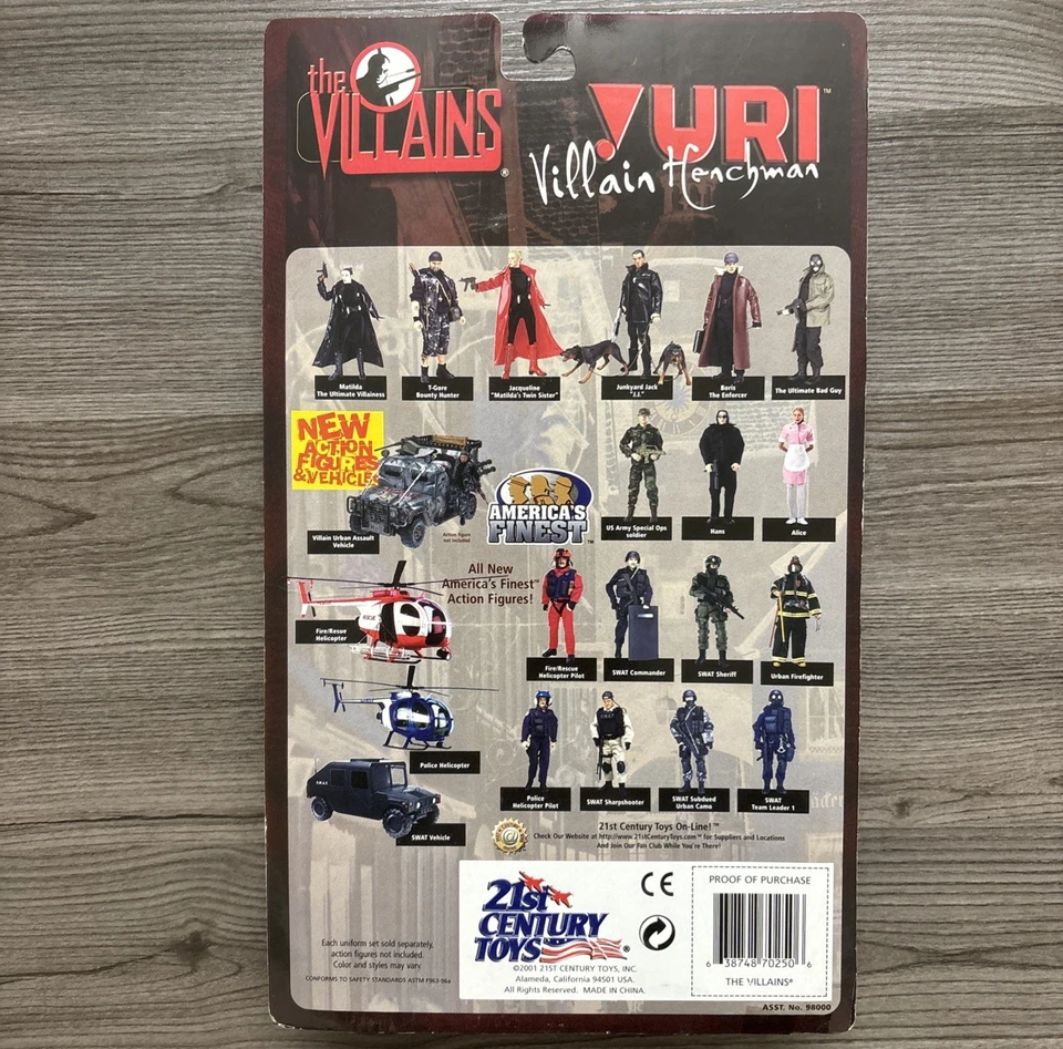 Juguetes del siglo XXI The Villains Yuri Villain Henchman Foto 4 de 4