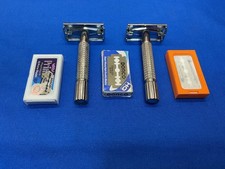 Van Der Hagen Traditional Single Blade Safety Razor LOT OF 2