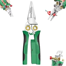 8 in 1 Wire Stripper with Voltage Tester, Upgrade Wire Strippers Pinzas De Elect