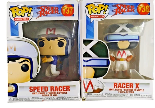 Pop Animation Funko Pops Speed Racer 737 738 Racer X (2) Set NIB