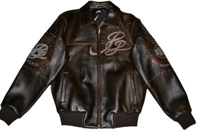 AUTHENTIC Pelle Pelle Men's LEATHER Jacket BROWN 47TH ANNIVERSARY