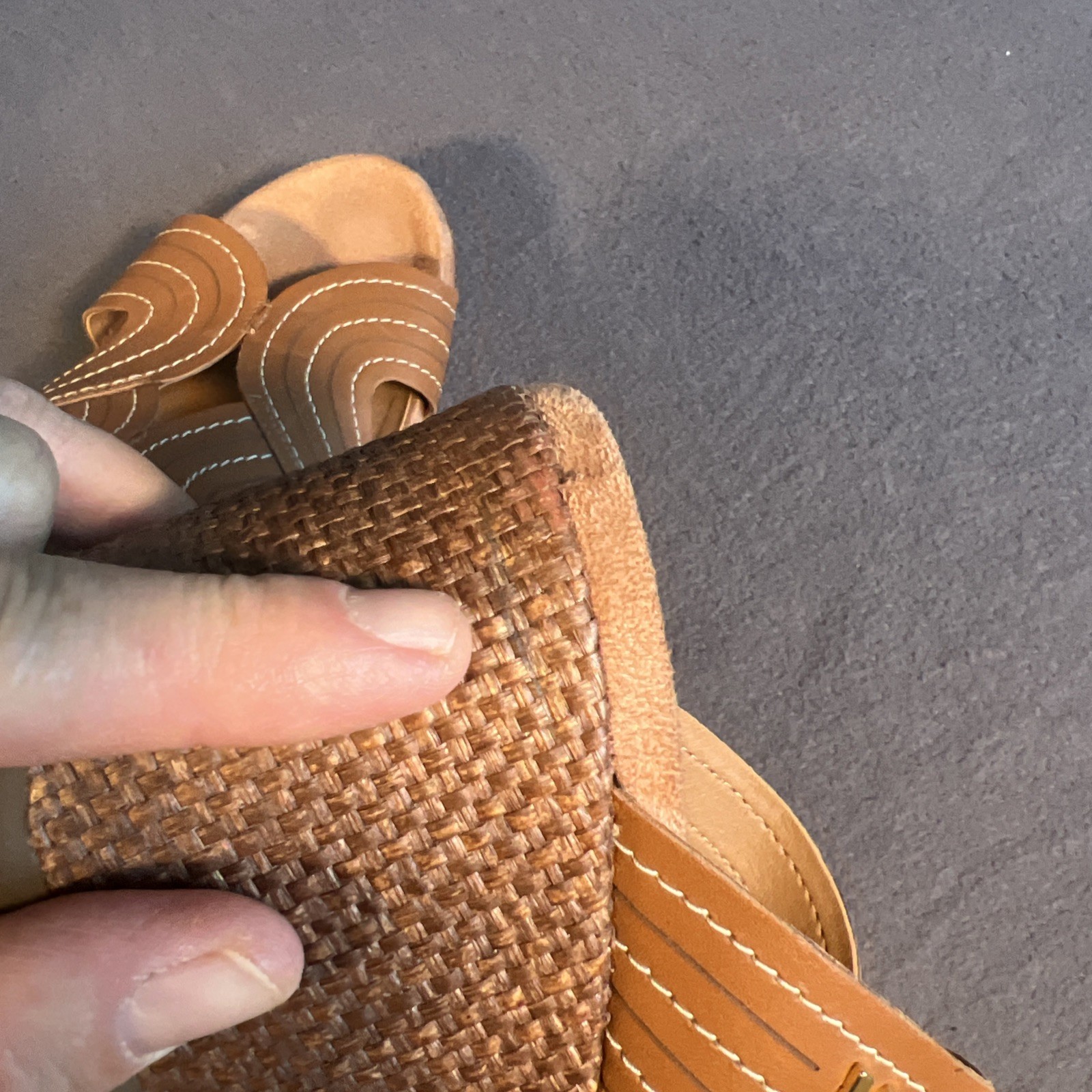 VIONIC Malorie Raffia Platform Wedge Sandals  Wom… - image 14