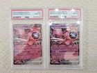 2025 Pokemon Destined Rivals Team Rocket's Mewtwo ex #081/182 PSA 10  (both)